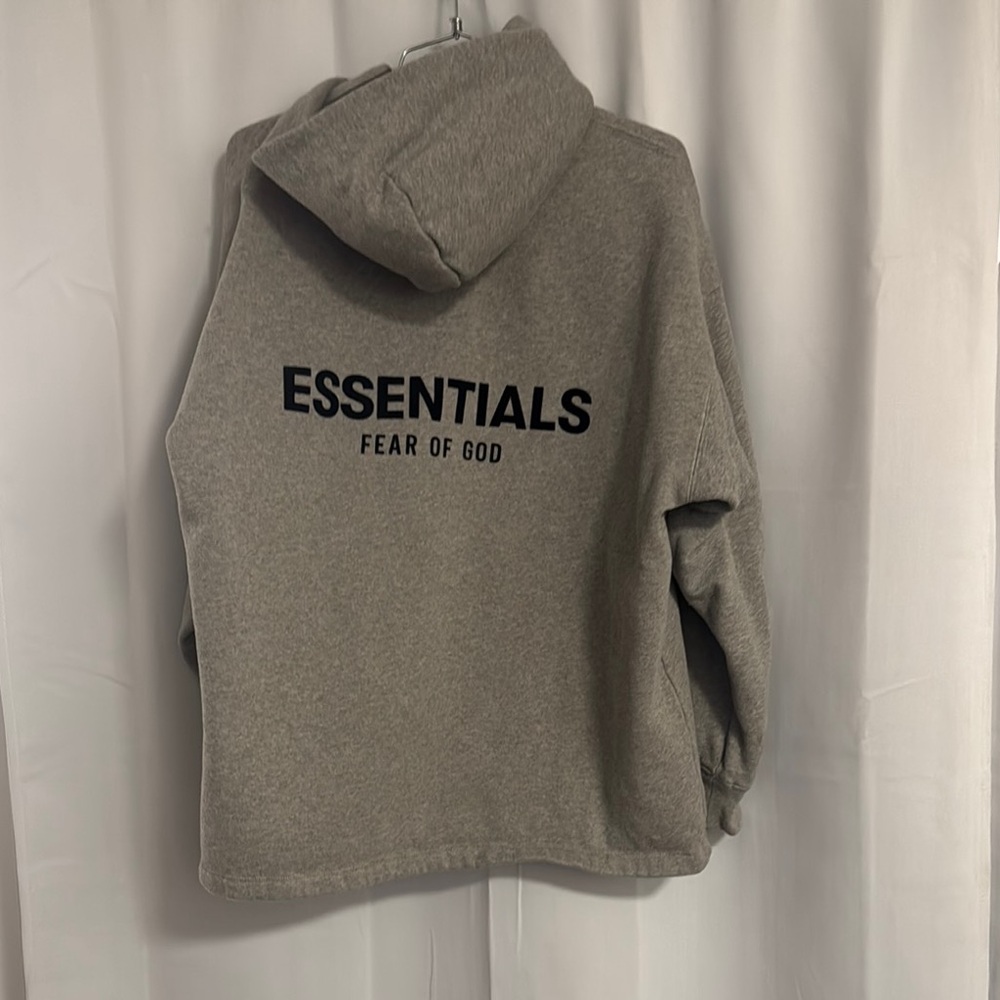 Essentials Gray Relaxed Fit Sweatshirt